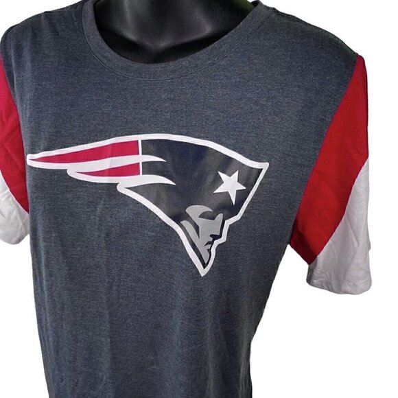New England Patriots The Nike Tee NFL Team Apparel Women’s L Heather Navy - Picture 3 of 10